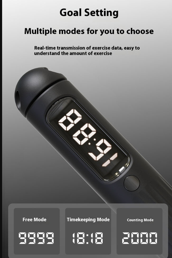 Smart Bluetooth Jump Rope with Weight Bearing Ball