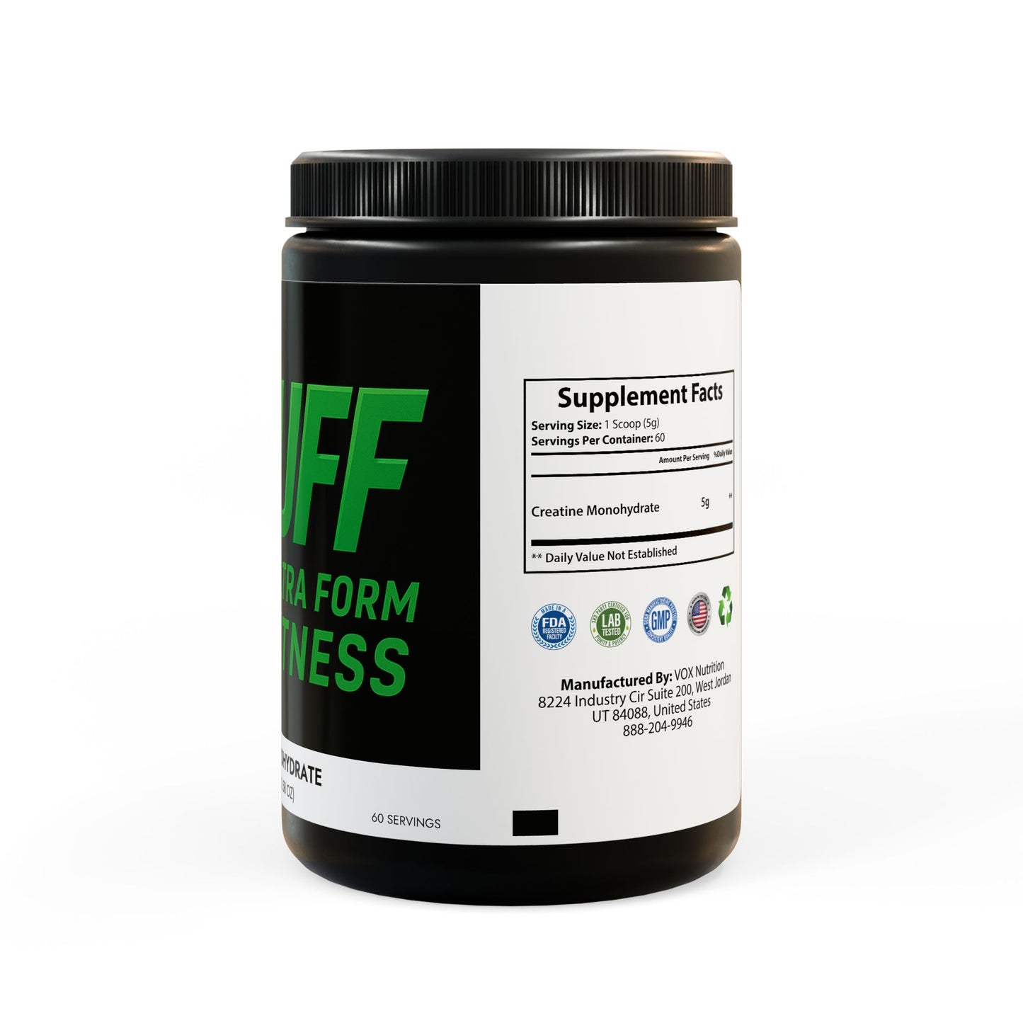Creatine Monohydrate Supplement (300g, 10.58oz)