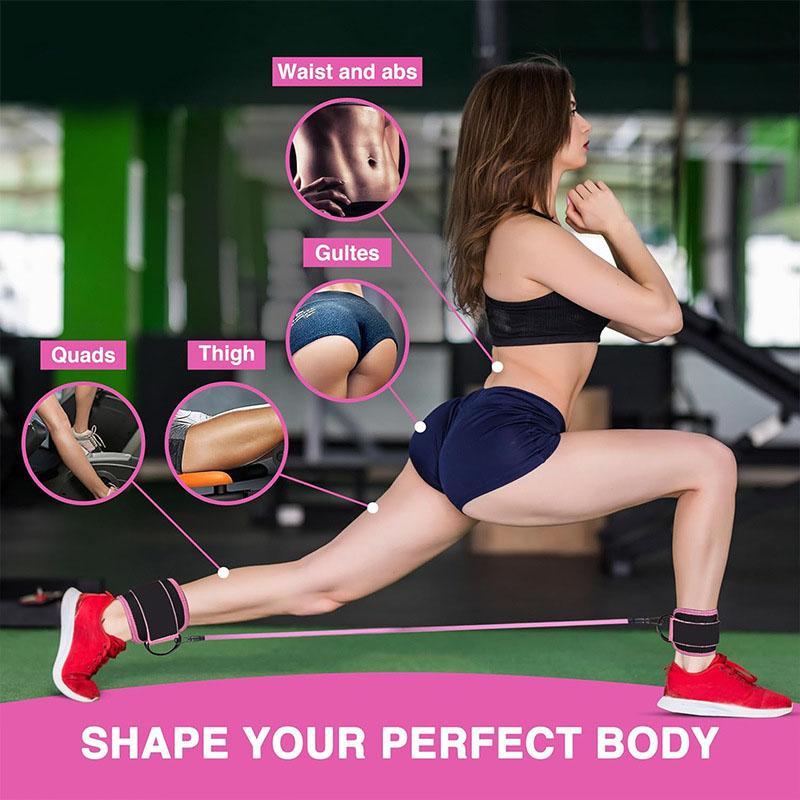 Ankle Resistance Band with Straps