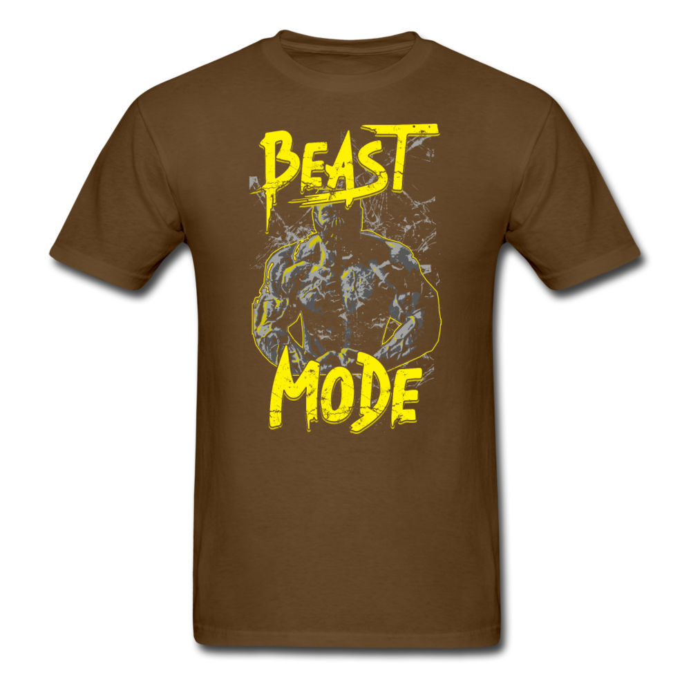 Men's Regular "Beast Mode" T-Shirt - brown