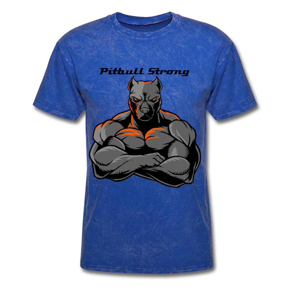 Men's Regular "Pitbull Strong" T-Shirt - mineral royal