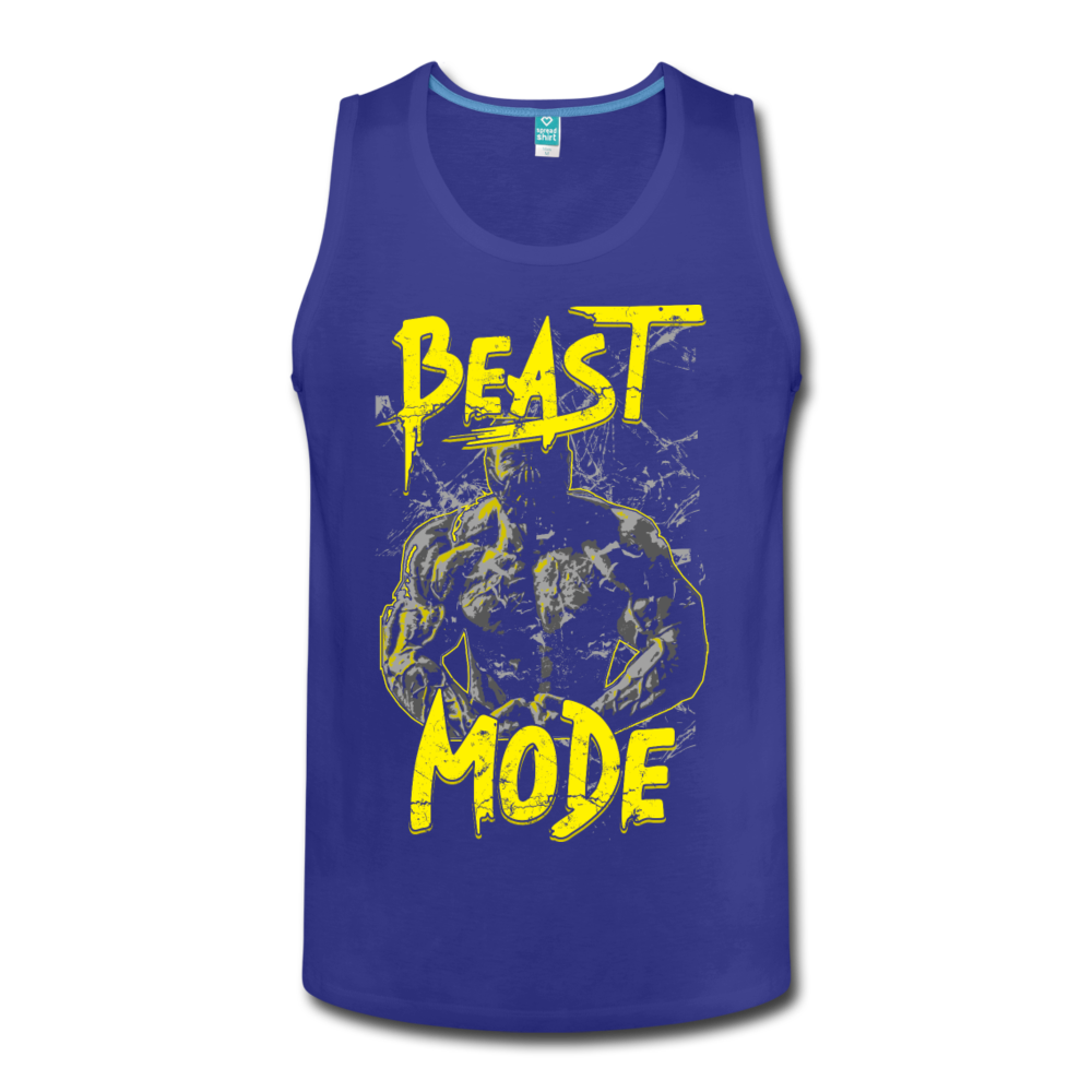 Men’s Premium "Beast Mode" Tank - royal blue