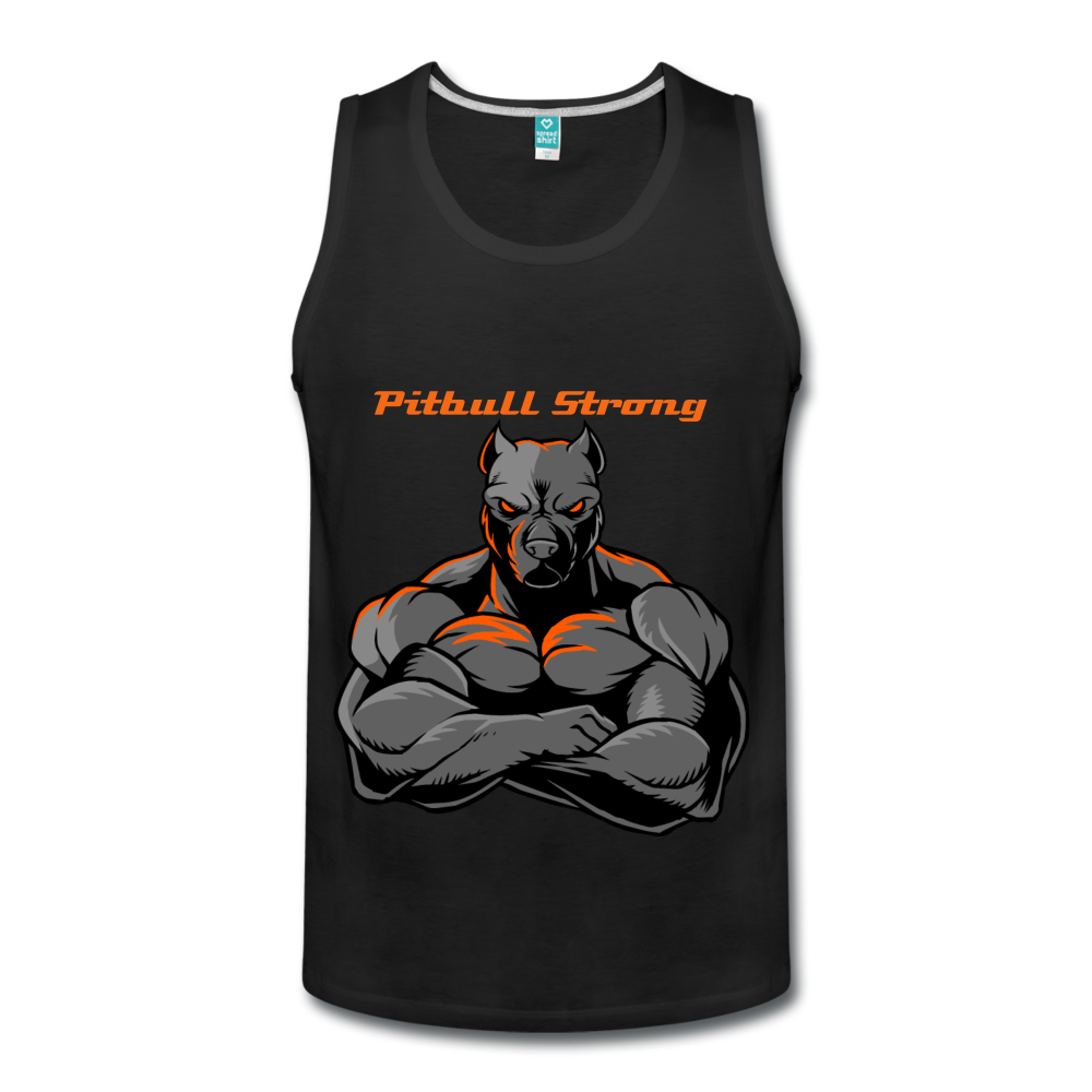 Men’s Premium "Pitbull Strong" Tank - black