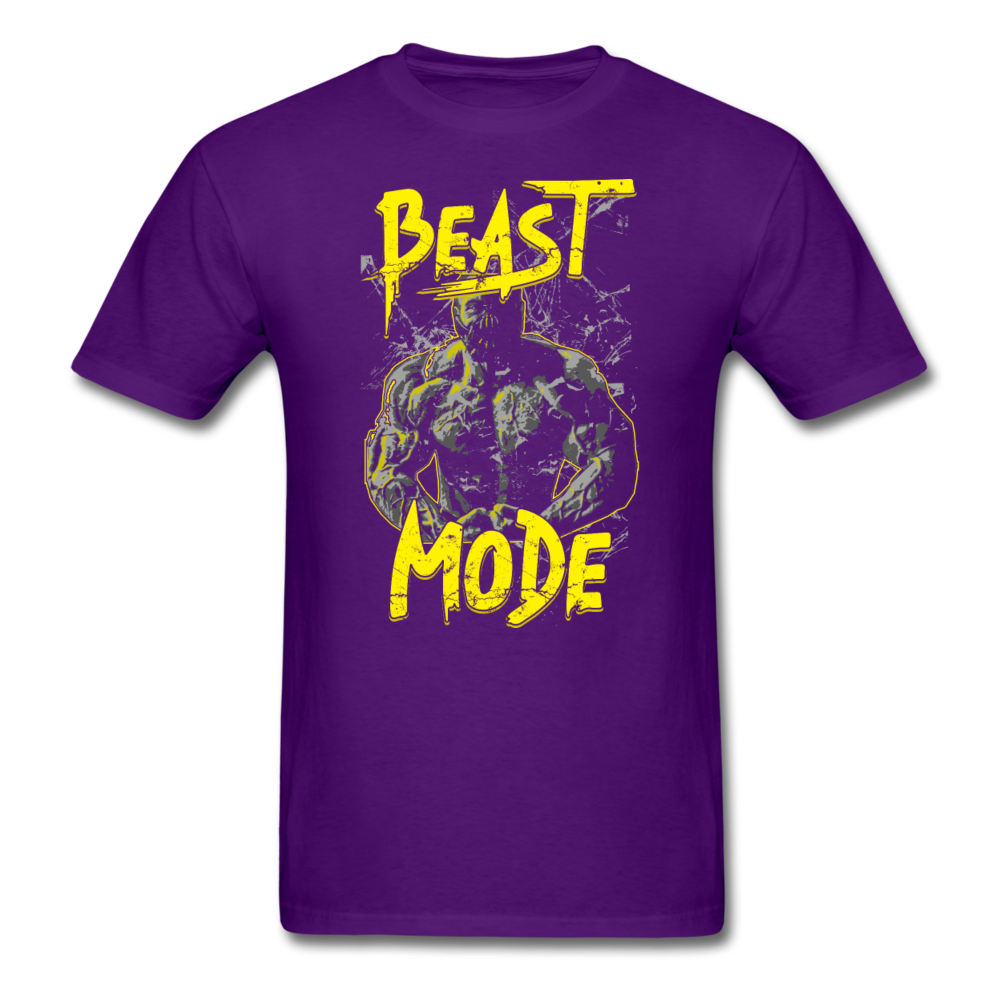 Men's Regular "Beast Mode" T-Shirt - purple